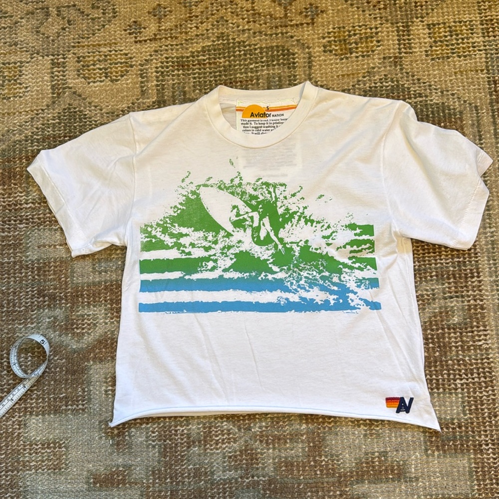 Aviator nation surf graphic shirt
